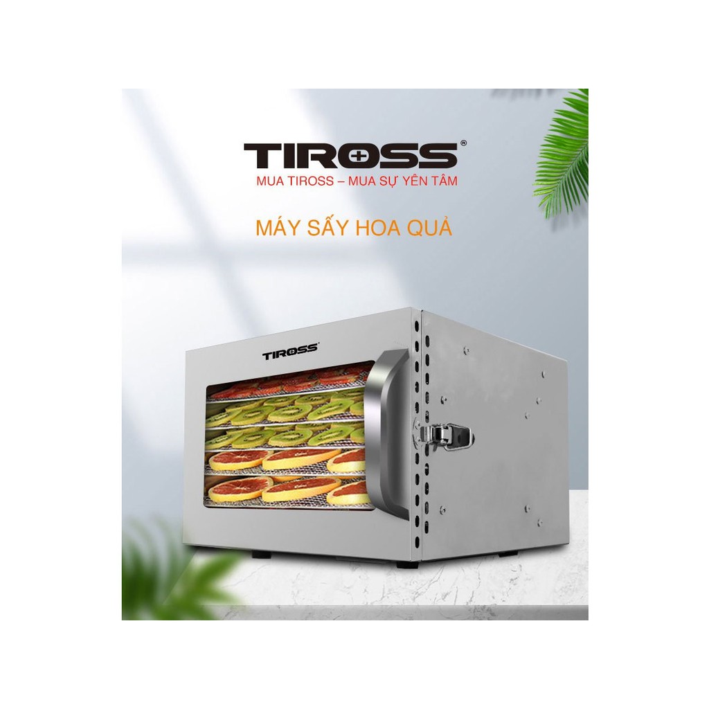 [Mã 44ELSALE2 giảm 7% đơn 300K] [Tiross123] Máy Sấy Hoa Quả Tiross TS9683, Sản phẩm chính hãng, bảo hành 12 tháng