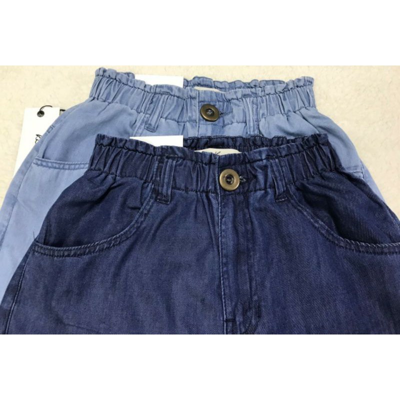 Quần jeans giấy ống rong