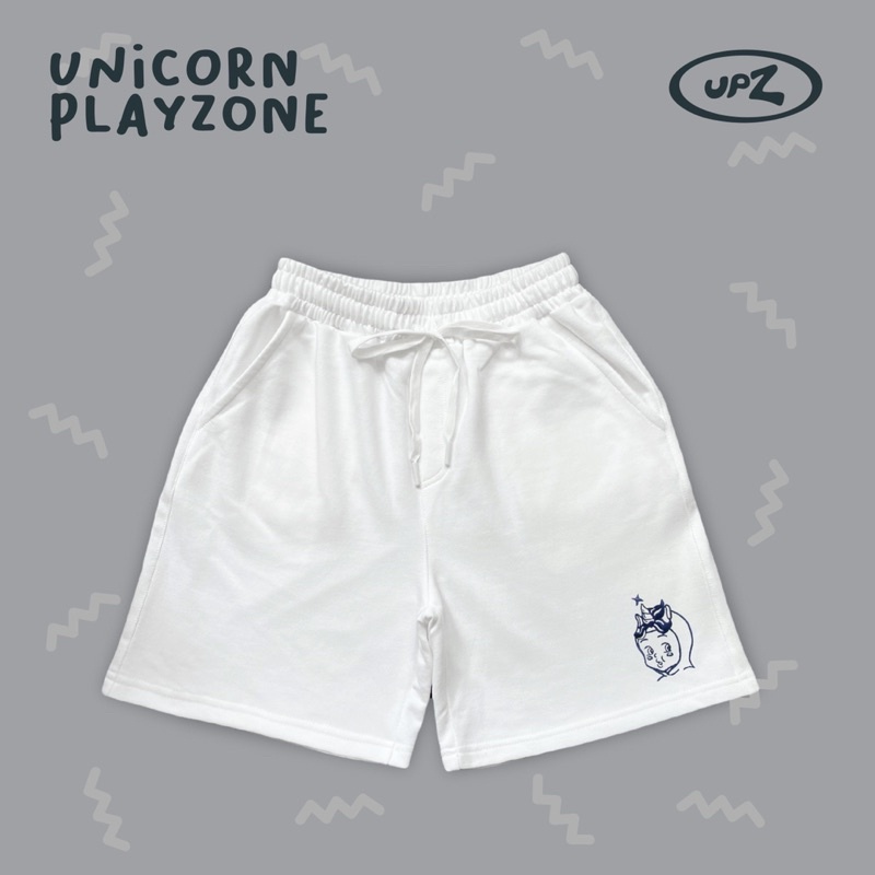 UPZ Quần Shorts Thun Thêu Unicorn Babe (4 Màu)