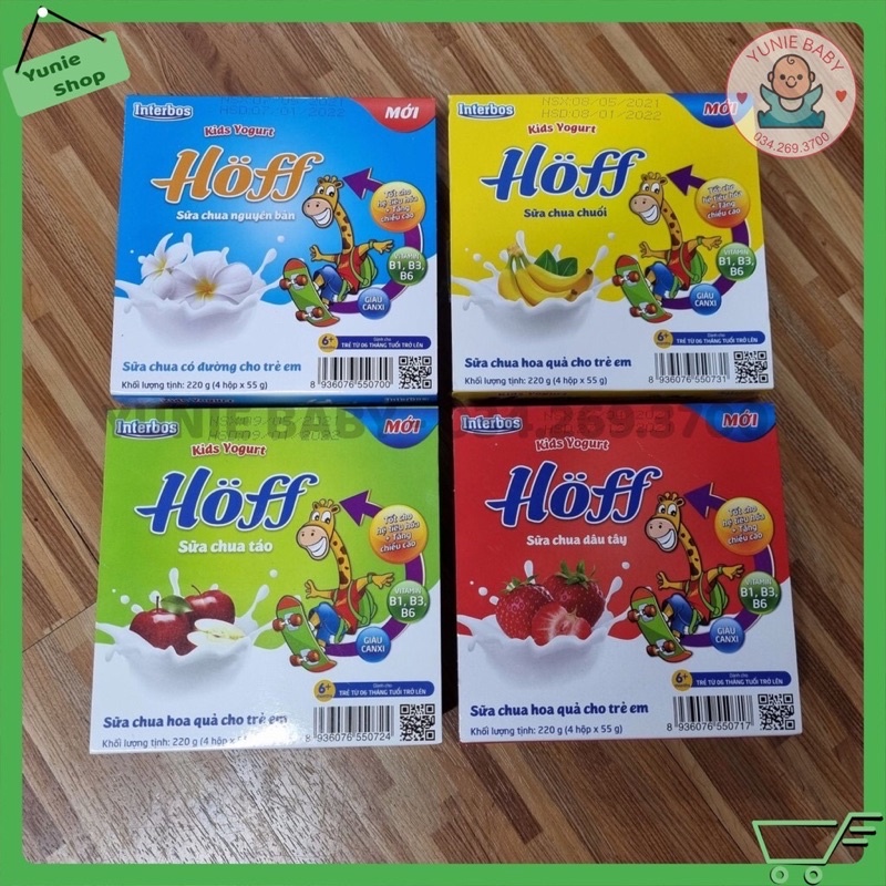 sữa chua hoff cho bé từ 6 tháng