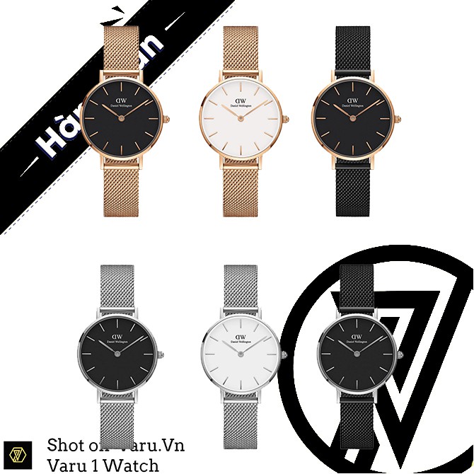 [Chính Hãng] Đồng hồ nữ DW Daniel Wellington Classic Petite Melrose , Ashfield ,Sterling size 28mm , 32mm dây thép