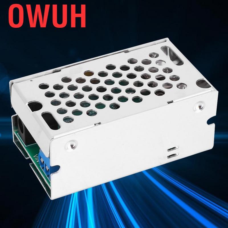 Mô đun hạ áp đầu vào 24V/12V sang ra 5V 5A 4 USB với vỏ bằng nhôm