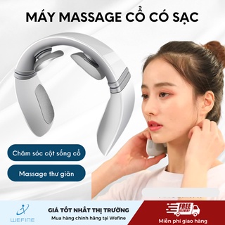 Máy massage cổ thông minh smart neck có dây sạc ar77 chất lượng cao