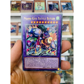 Thẻ Bài Lẻ YugiOh! Mã MGED-EN113 - Prank-Kids Battle Butler - Gold-Letter Rare - 1st Edition