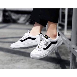 [Liên hệ trước khi đặt] Giày vans trắng sọc đen