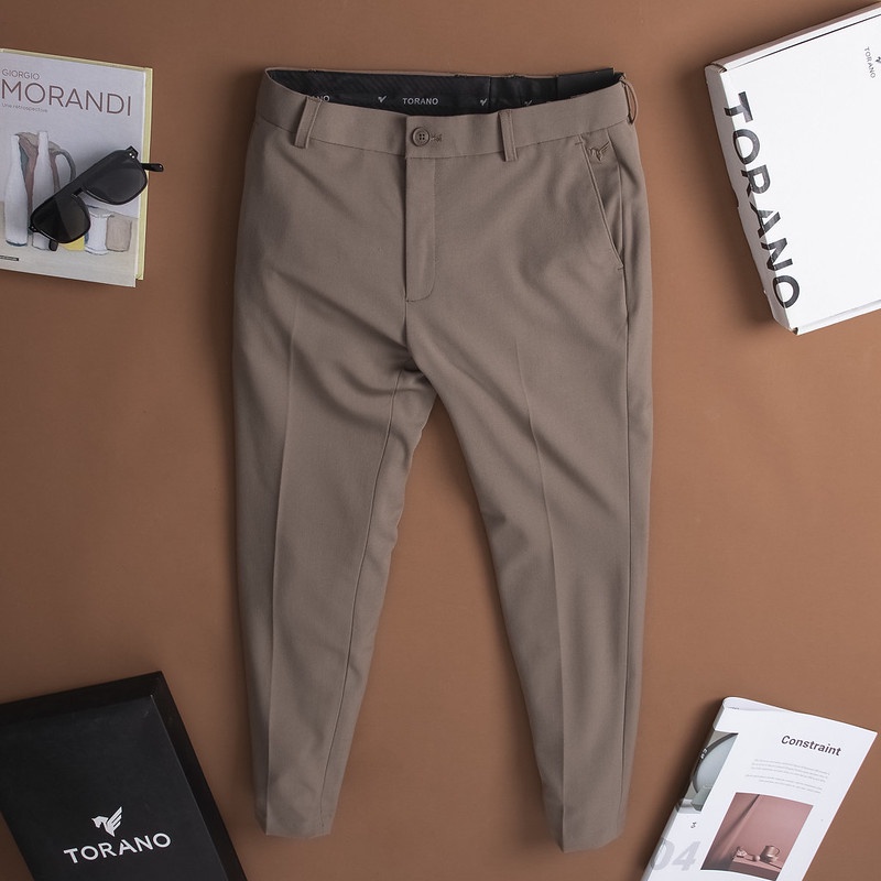 Quần Âu Nam TORANO slim-fit cạp trơn Form Đứng Kiểu Dáng Basic Lịch Lãm Trẻ Trung Hàn Quốc DABT603