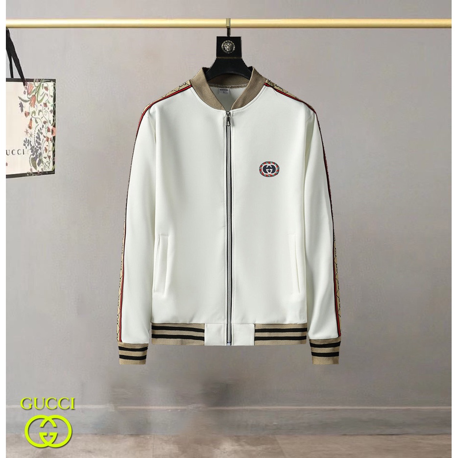 Áo khoác nam cao cấp GUCCI GG GC thiết kế mang phong cách trẻ trung, thể thao