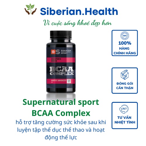 Siberian supernatural sport BCAA Complex – 120 viên/lọ