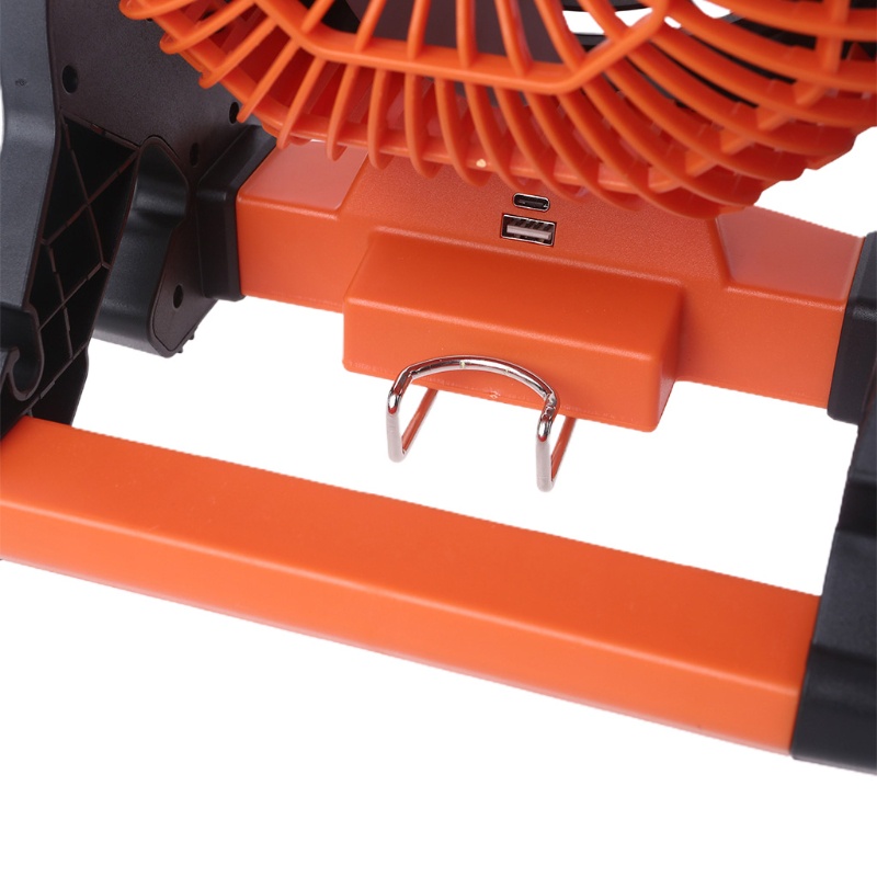 Quạt 7800mAh 7800mAh Có Đèn LED Và Móc Treo Sạc USB Dùng Khi Đi Cắm Trại / Du Lịch / Phòng Ngủ