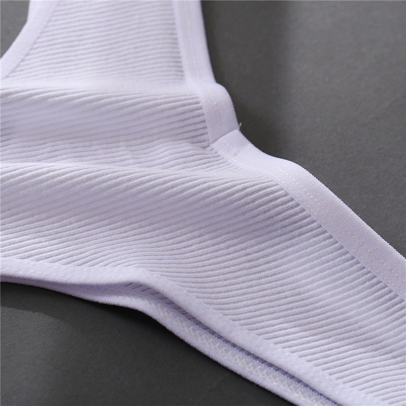 Quần Lót Nữ ❤️FREESHIP❤️ Quần Lót Cotton gân tăm lọt khe sexy quyến rũ mã D002 | BigBuy360 - bigbuy360.vn