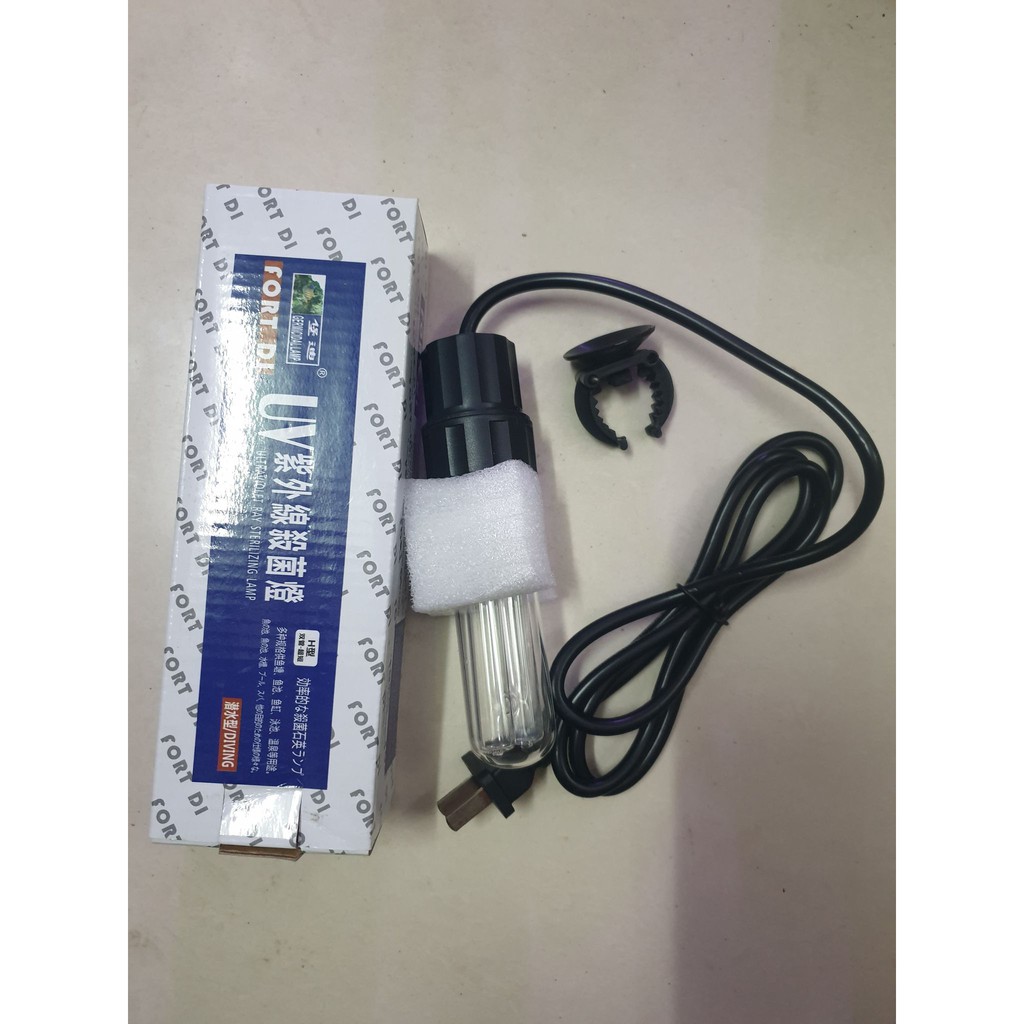 Đèn UV cao cấp FORT DI 9W diệt rêu tảo diệt khuẩn cho hồ cá