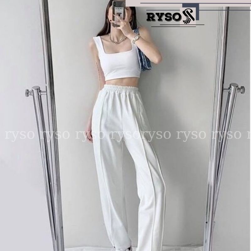 Áo Croptop Dây Bảng To Áo 3 Lỗ Ngược Thun Gân Dày Dặn Năng Động Basic Dễ Phối Đồ