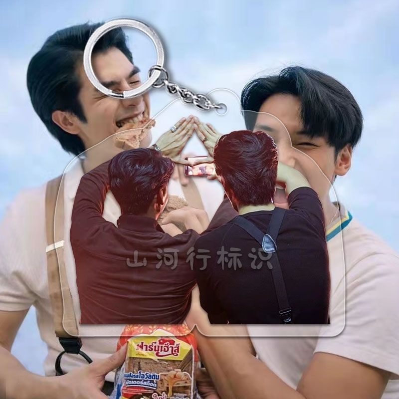 Móc Khóa Acrylic Hình Nhân Vật Hoạt Hình KinnPorsche