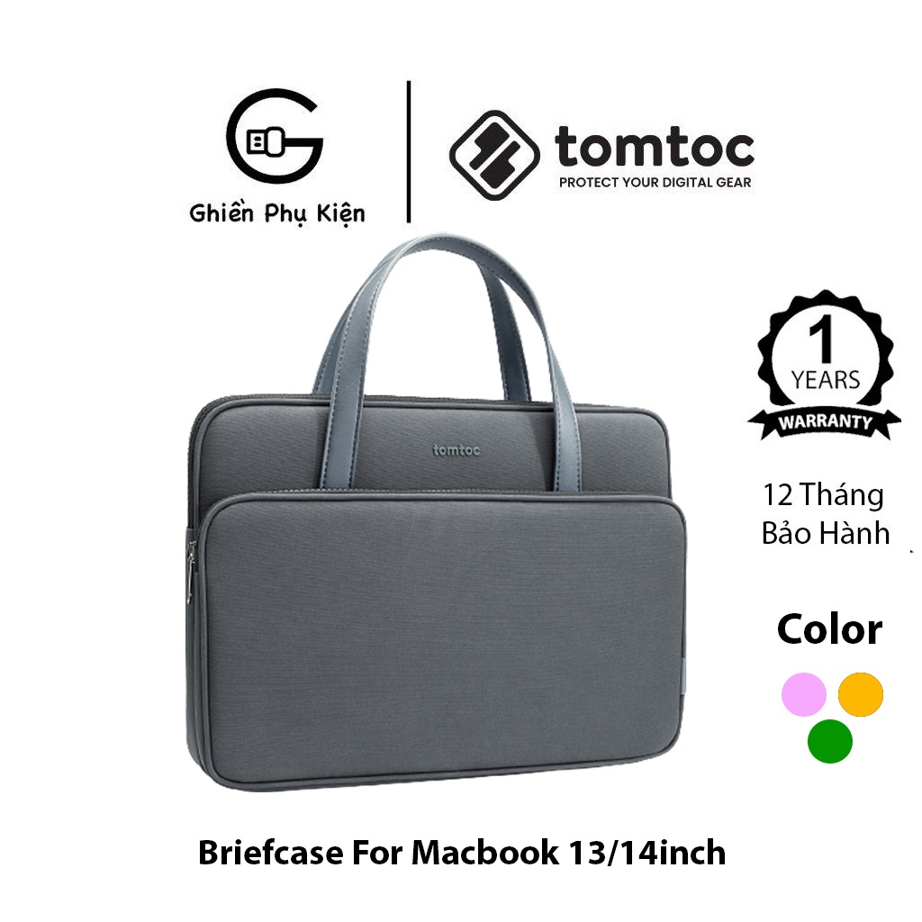 Túi Xách Chống Sốc Tomtoc USA Briefcase Premium For Macbook 13/14inch