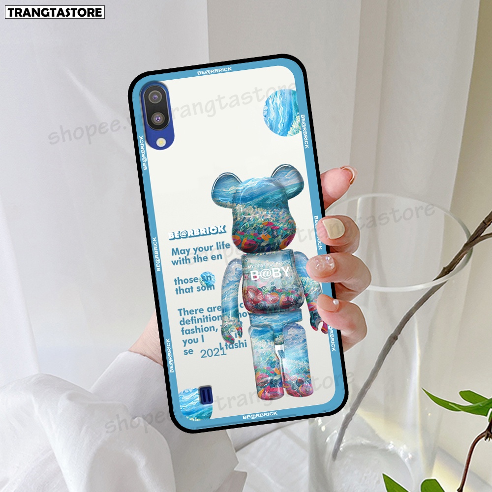 Ốp lưng Samsung A10 - M10 - A01 in hình gấu Bearbrick,Mountain,xanh,đen,đỏ giá rẻ