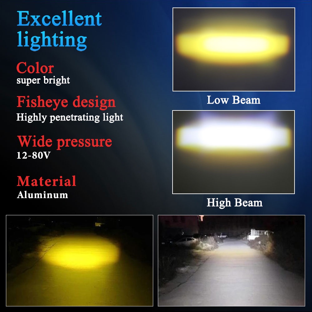 Đèn pha sương mù KEVANLY chống thấm nước thích hợp cho P15D/PX15D/H6