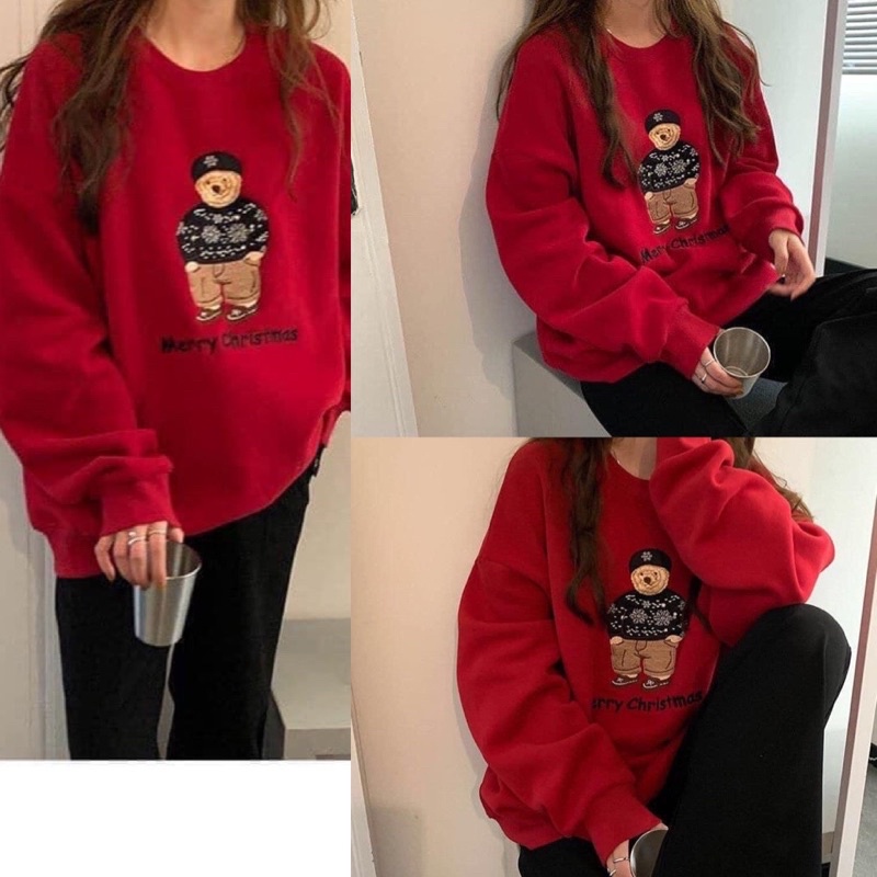 [Xả Kho]  Áo Sweater Bàn Cờ Mẫu mới Hót Hit 2021❤Áo Nỉ Thụng Tay Phồng Thu Đông In Hình, Chữ Ulzzang Phong Cách Hàn