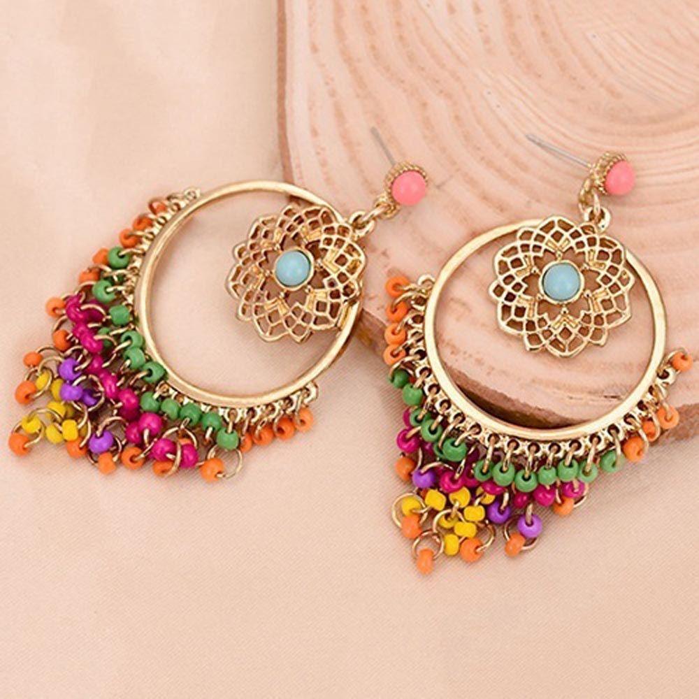 Khuyên Tai Lủng Lẳng Hình Hoa Rỗng Thanh Lịch Quyến Rũ Cho Nữ