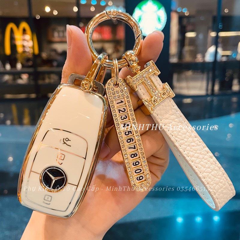 Ốp Khoá Xe Mercedes C200 E200 C250 350 450 TPU
