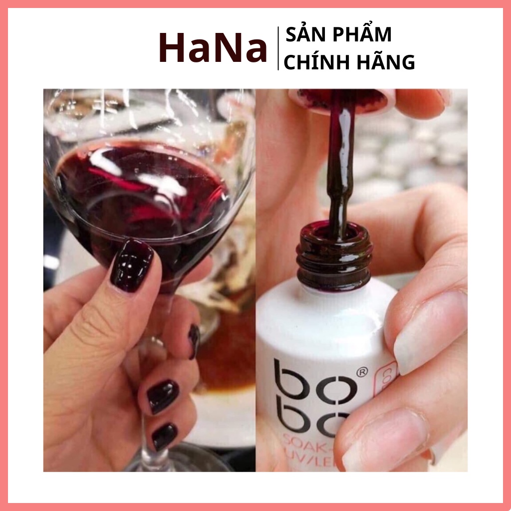 Sơn gel thạch đỏ rượu vang