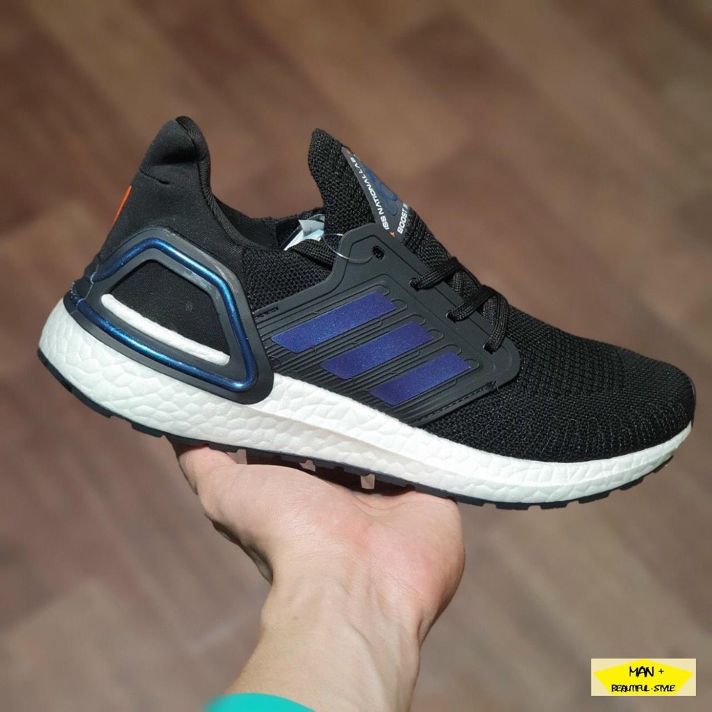 Giày thể thao Ultra boost 6.0 đen đế trắng siêu cá tính, giá yêu thương dành cho nam nữ