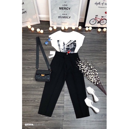 Bigsize Quần tây đen QTD04 (32-38)