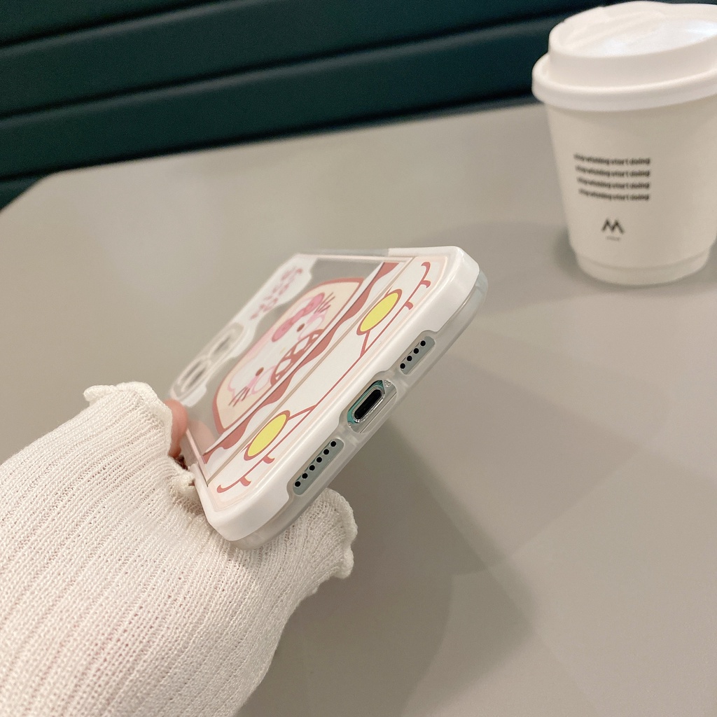 Ốp Điện Thoại Chống Sốc in Hình Hello Kitty Cho iPhone 7 plus X xs max xr 11 pro max 12 pro max 13 pro max