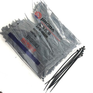 Bán sỉ Túi 500 dây lạt nhựa, dây rút nhựa cỡ 4x200mm hàng nhập khẩu, hàng chính hãng.