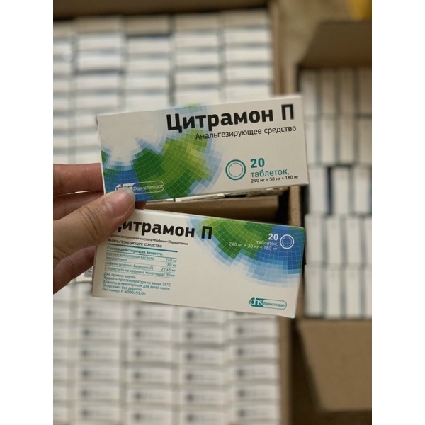 Thảo dược đau đầu Nga 20 viên