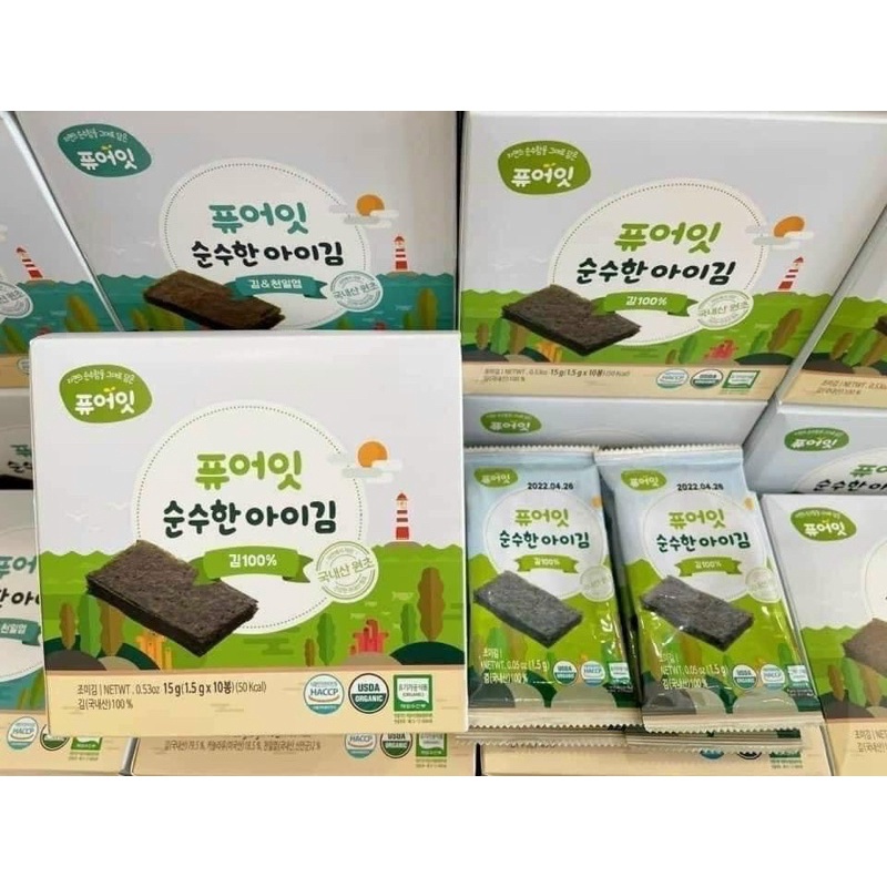 Rong Biển Cho Bé Ăn Dặm Naebro Cho Bé Từ 6 Tháng Bổ Sung Dha Giàu Dinh Dưỡng