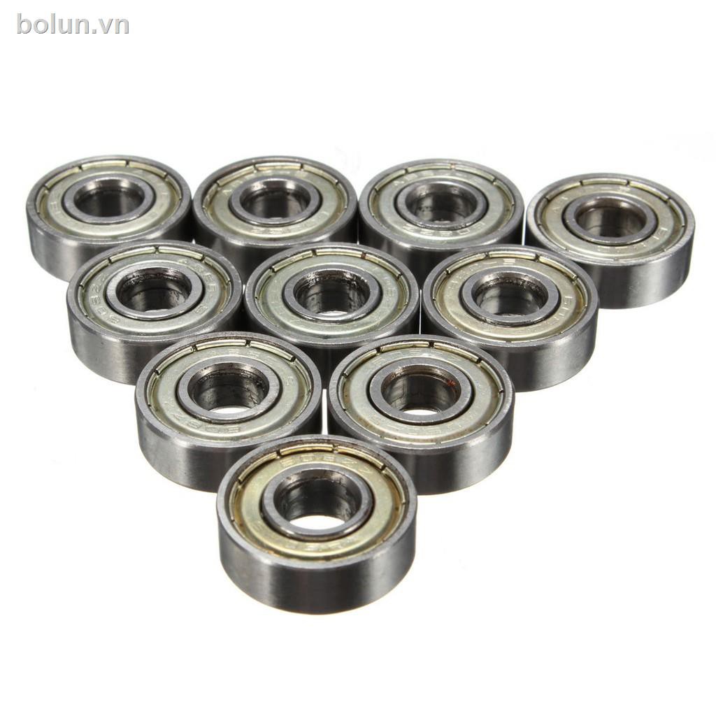 ☸∈☒10pcs 8 x 22 x 7mm Skateboard Sco​oter Roller Blade Bearings Wheels ABEC-5 608ZZ