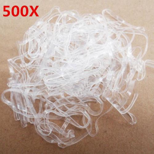 200 / 500 dây thun buộc tóc trong suốt