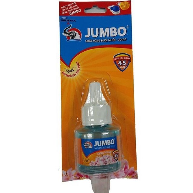 Bộ xông đuổi muỗi JUMBO VAPE hương lily