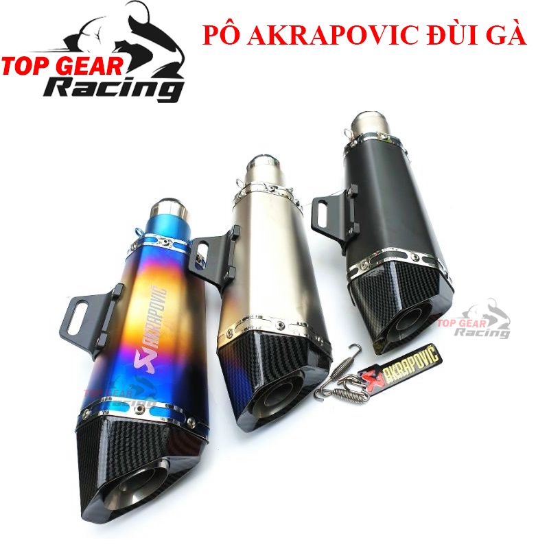 LON PÔ AKRAPOVIC ĐÙI GÀ NHỎ - MÀU SẮC CÁ TÍNH, ÂM THANH MẠNH MẼ