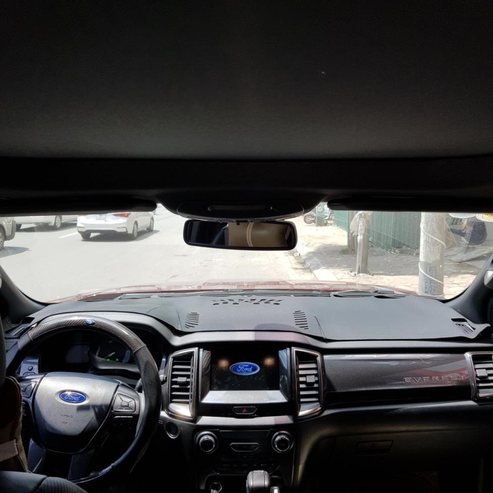 Thảm da Taplo Ford Everest 2019- vân Carbon(hàng cao cấp)