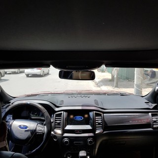 Thảm da Taplo Ford Everest 2019- vân Carbon