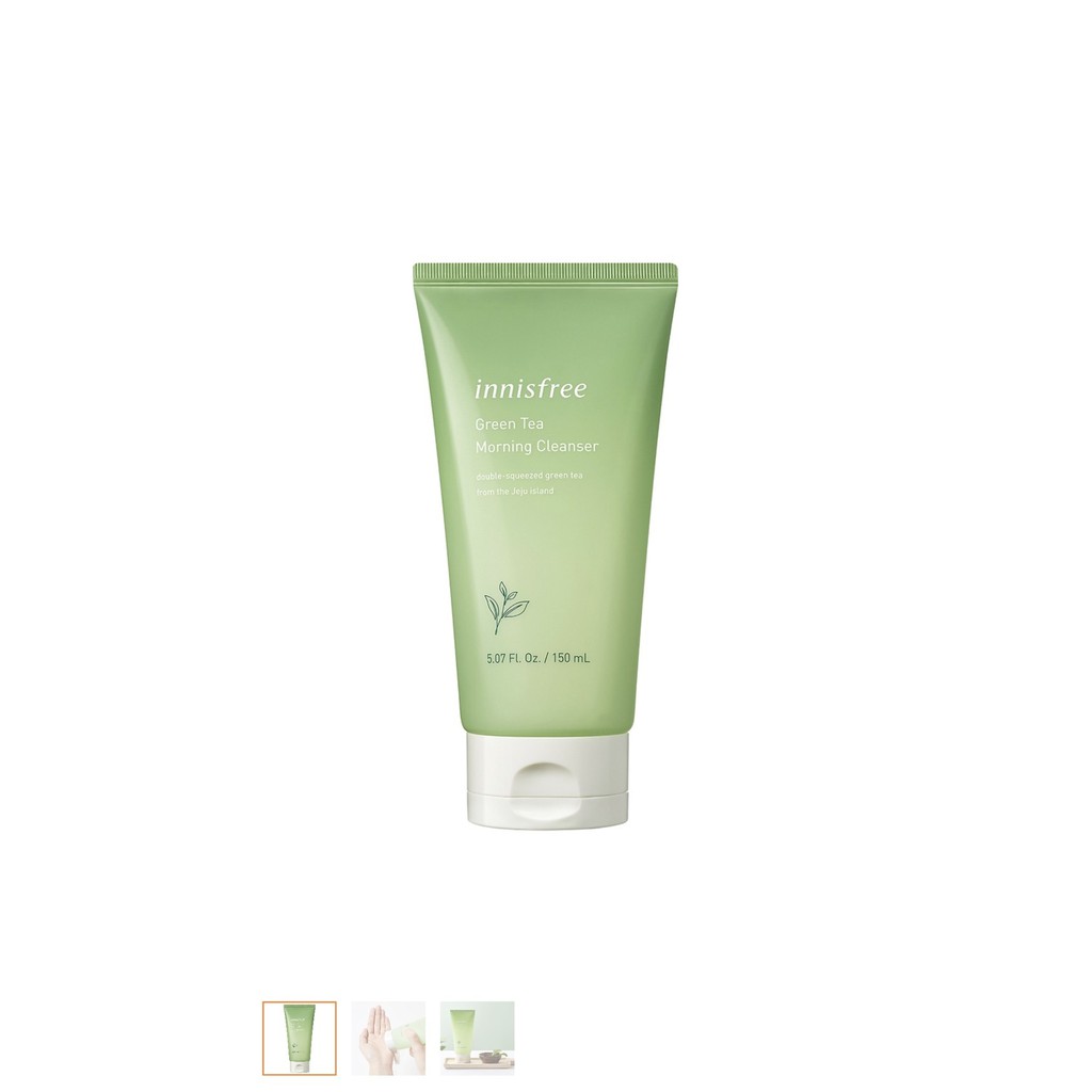 sữa rửa mặt Innisfree Green tea morning cleanser 150ml