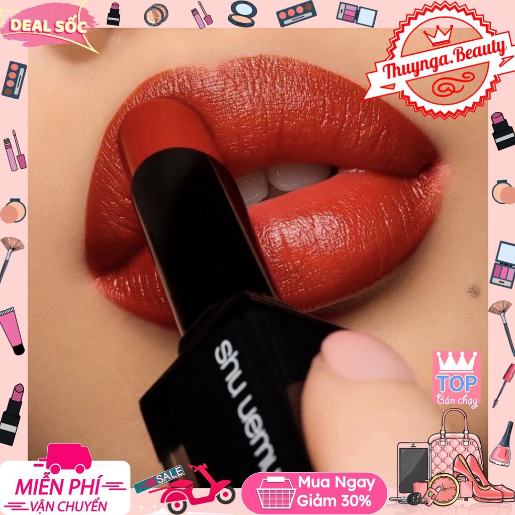 ✿[TẶNG KÈM BILL] Son Lì Shu Uemura Có Dưỡng - Mã OR 590 #THUYNGA.BEAUTY.SHOP#