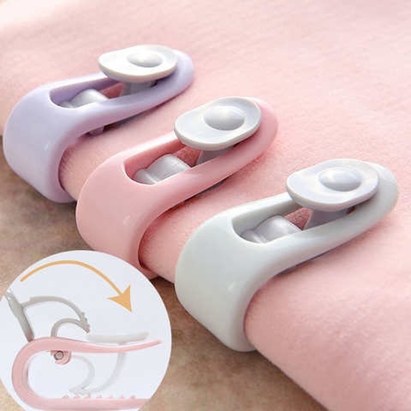 Kẹp Cố Định Màn/Khăn Trải Giường Đa Năng Chống Trượt Bằng ABS