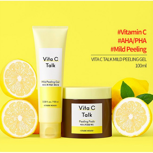 MBC Tẩy Da Chết và kem dưỡng làm sáng da EH Vita C Talk Mild Peeling Gel
