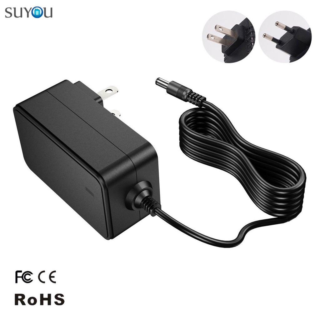 Bộ nguồn 12V 2A AC/DC phích cắm US EU CCTV dùng cho hộp TV an toàn 100-240V