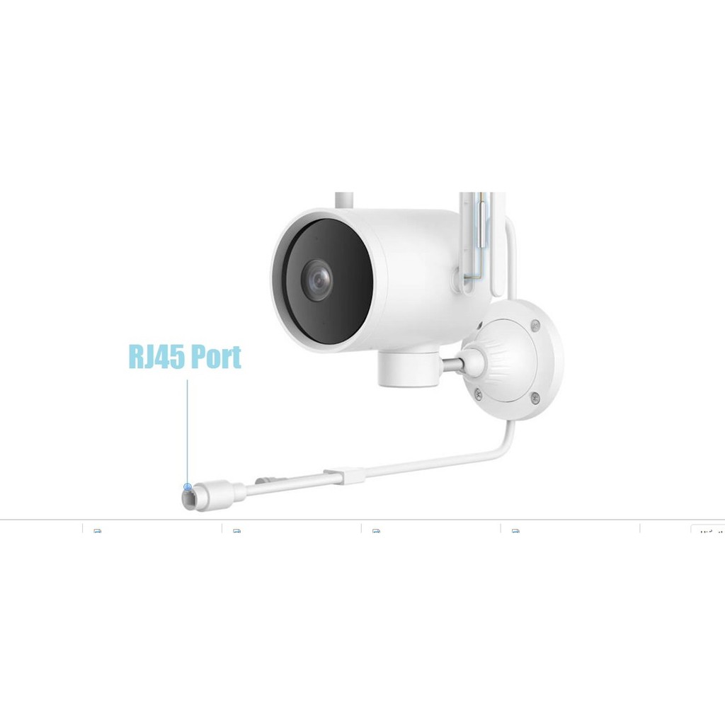 Camera IP ngoài trời Xiaomi Xiaobai N1/N2 xoay 270 độ hỗ trợ tầm nhìn ban đêm