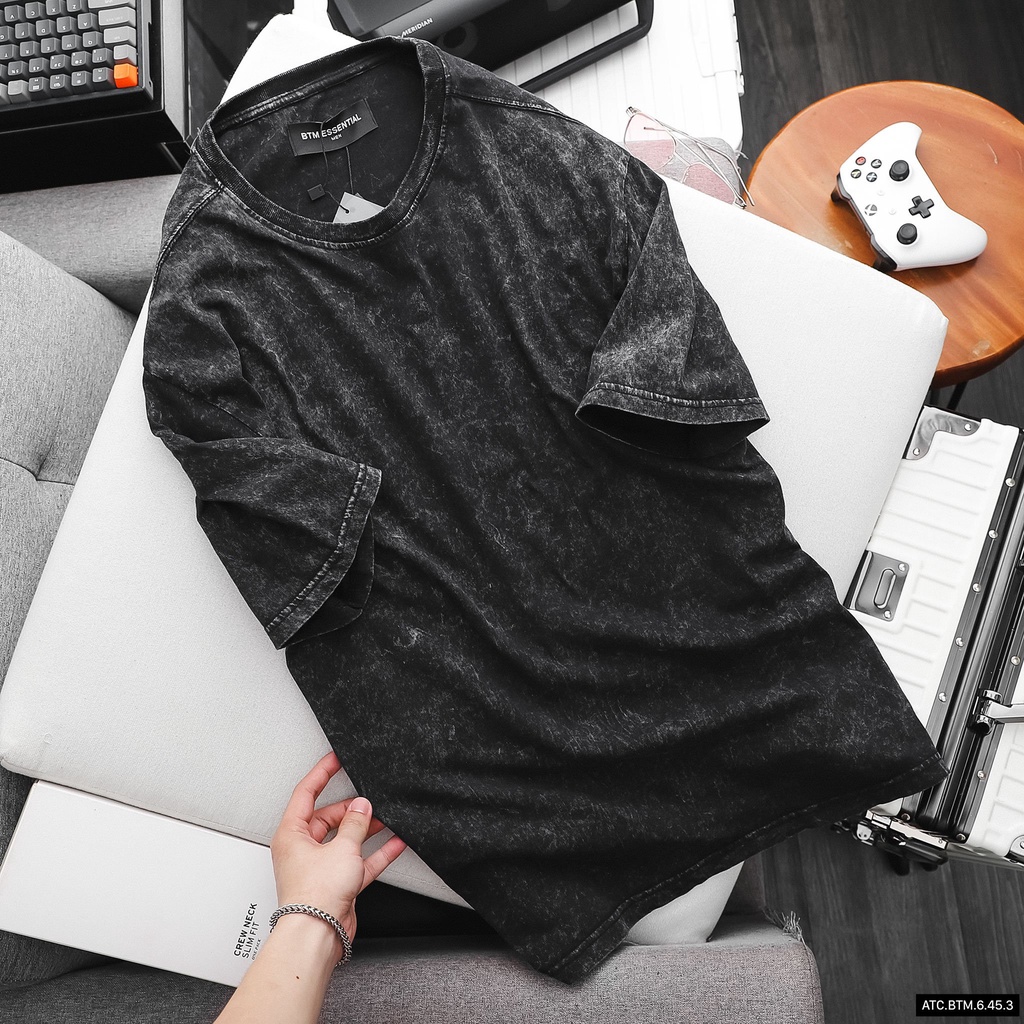 Áo thun tay lỡ Tee DYE lông chuột quay tiktok ấn tượng siêu đỉnh