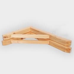 Bàn thờ treo bằng gỗ pơ mu ngang 69 cm kèm chân đỡ