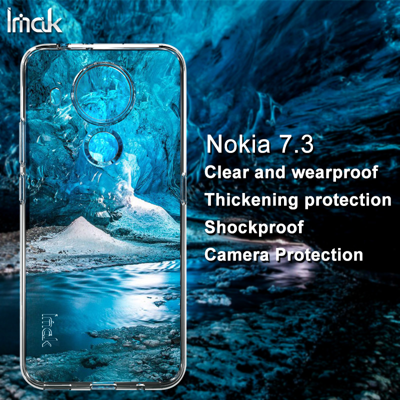 IMAK Ốp Lưng Tpu Mềm Chống Sốc Trong Suốt Cho Nokia 5.4 Nokia5.4