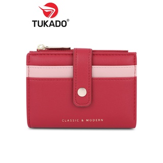 Ví nữ mini cầm tay chính hãng TAILIAN dáng ngắn nhiều ngăn đựng tiền da cao cấp cực đẹp giá rẻ TL22 - Tukado