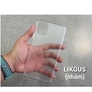Ốp lưng trong likgus lưng nhám mờ iphone 12 mini, 12, 12 pro max