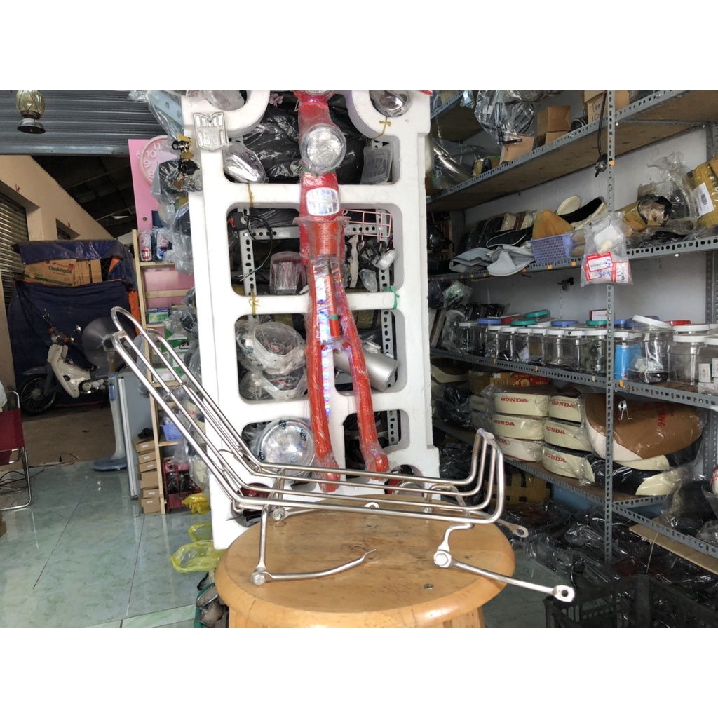 Baga giữa cho anh em dọn xe Chaly bằng sắt xe sáng rất đẹp