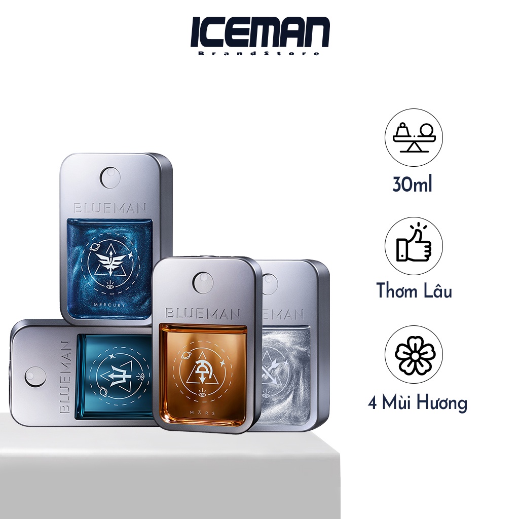Nước Hoa Nam BLUEMAN Hương Thơm Lịch Lãm 30ml