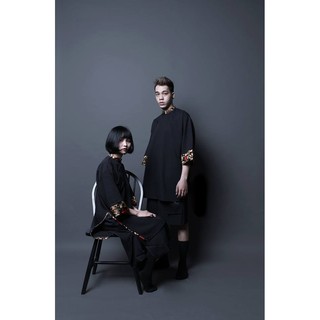 Áo dài shanghai GẤM nam nữ unisex [NEW] [mới]